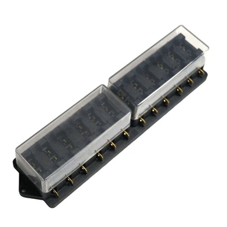 12V-24V 2 4 5 6 8 10 12 Way Waterproof Blade Fuse Block Holder Box